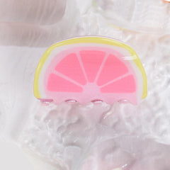 Fruit Rainbow Hair Claw Mini Shark Claw Braid Hair Clip Ponytail Holder