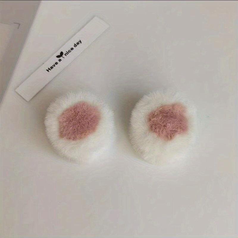 2pcs Cat Ears Hair Claw Mini Shark Claw Accessories Women