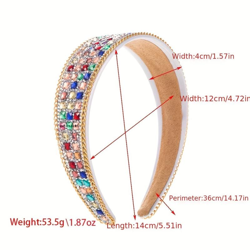 Baroque Style Crystal Head Hoop Hair Accessories