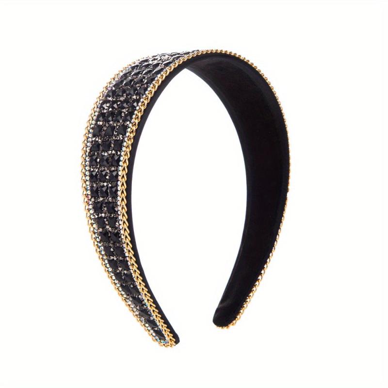 Baroque Style Crystal Head Hoop Hair Accessories