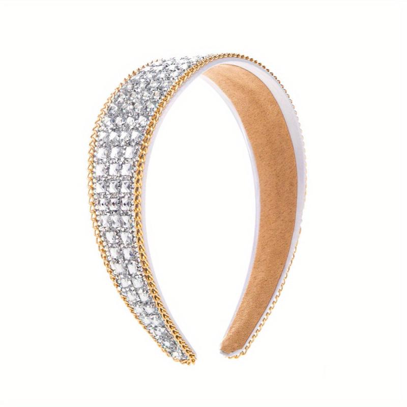 Baroque Style Crystal Head Hoop Hair Accessories