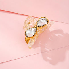 Crystal Hair Claw Transparent Shark Claw Ponytail Holder Hair Accessories