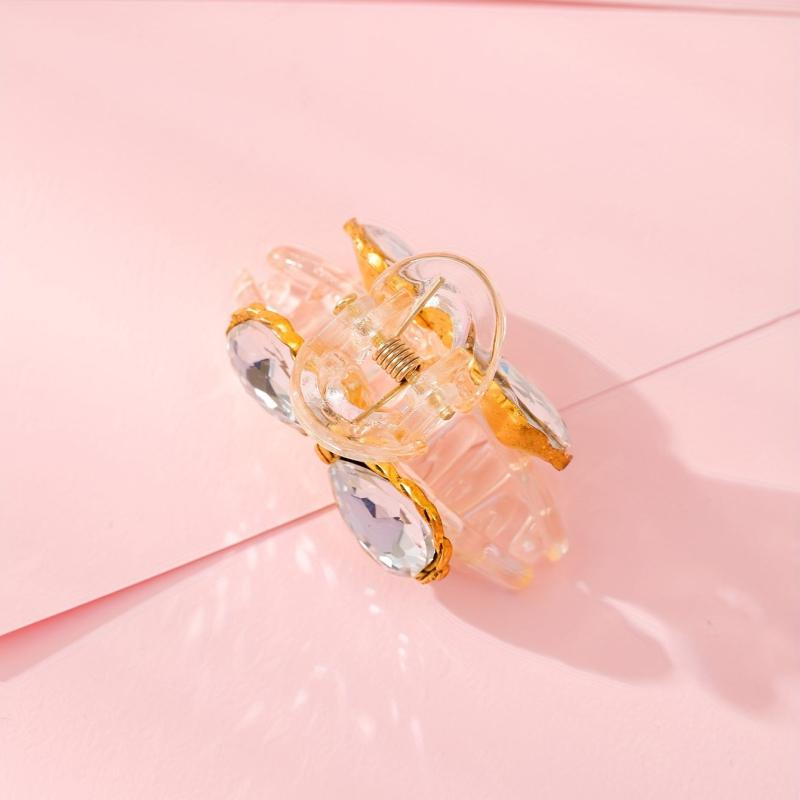 Crystal Hair Claw Transparent Shark Claw Ponytail Holder Hair Accessories