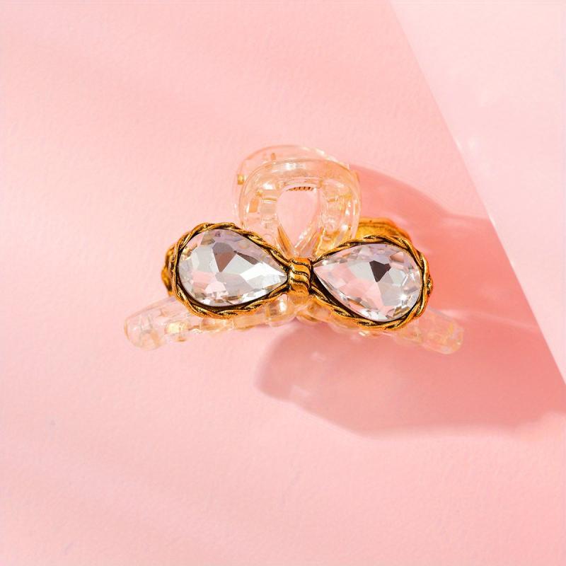 Crystal Hair Claw Transparent Shark Claw Ponytail Holder Hair Accessories