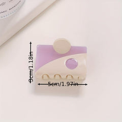 Acetate Hair Claw Shark Claw Mini Hair Clip Women Girls Hair Accessories
