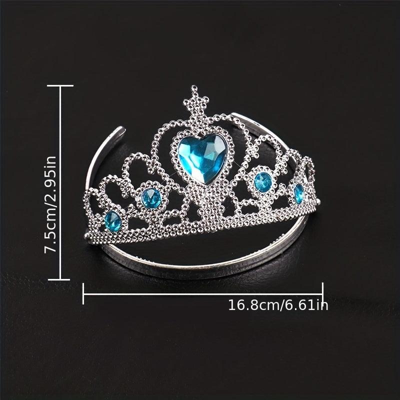 Rhinestone Tiara Crown Headband Hair Accessories For Women Girls Teens