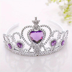 Rhinestone Tiara Crown Headband Hair Accessories For Women Girls Teens