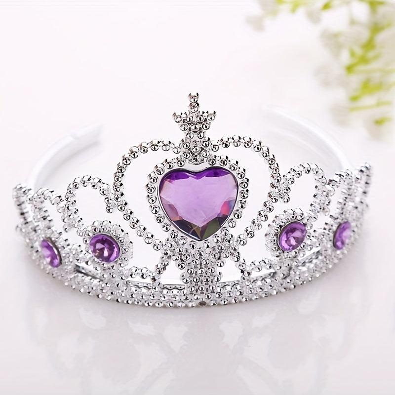 Rhinestone Tiara Crown Headband Hair Accessories For Women Girls Teens