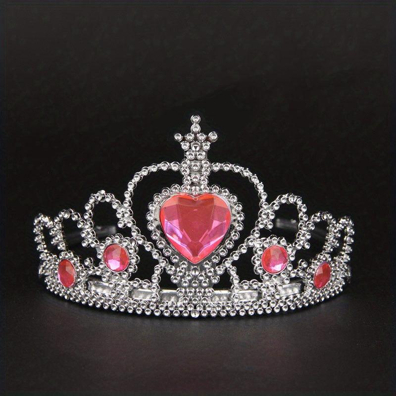 Rhinestone Tiara Crown Headband Hair Accessories For Women Girls Teens