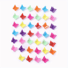 40pcs Mini Butterfly Hair Claw Clip Non-slip Hair Claw for Women Girls Baby