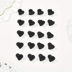 20pcs Heart Shaped Nonslip Hair Claw for Women Girls Baby Sweet Hair Clip