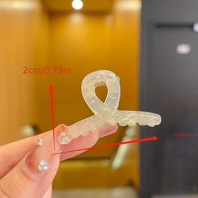 4pcs Vintage Hair Claw Shark Claw Bangs Clip Hair Accessories for Women