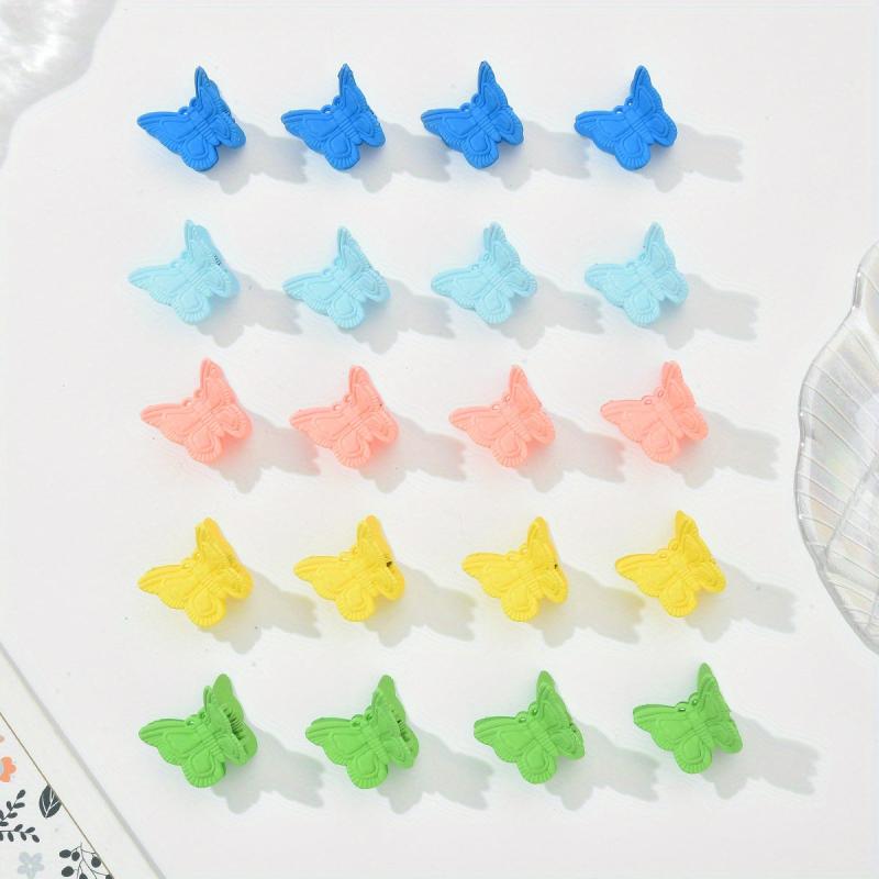20pcs Butterfly Mini Hair Claw Hair Clip Hair Accessories For Women Girls