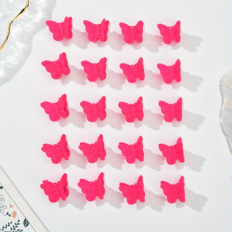 20pcs Butterfly Mini Hair Claw Hair Clip Hair Accessories For Women Girls