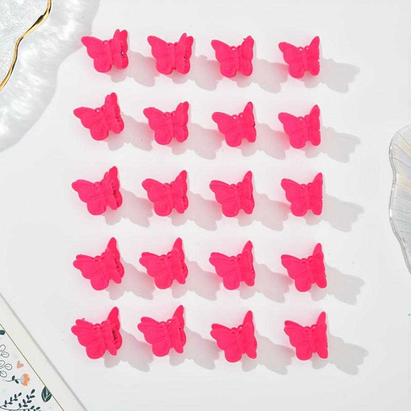 20pcs Butterfly Mini Hair Claw Hair Clip Hair Accessories For Women Girls