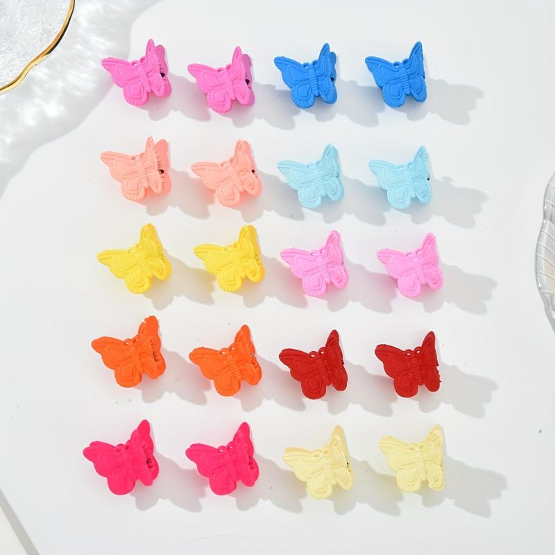 20pcs Butterfly Mini Hair Claw Hair Clip Hair Accessories For Women Girls
