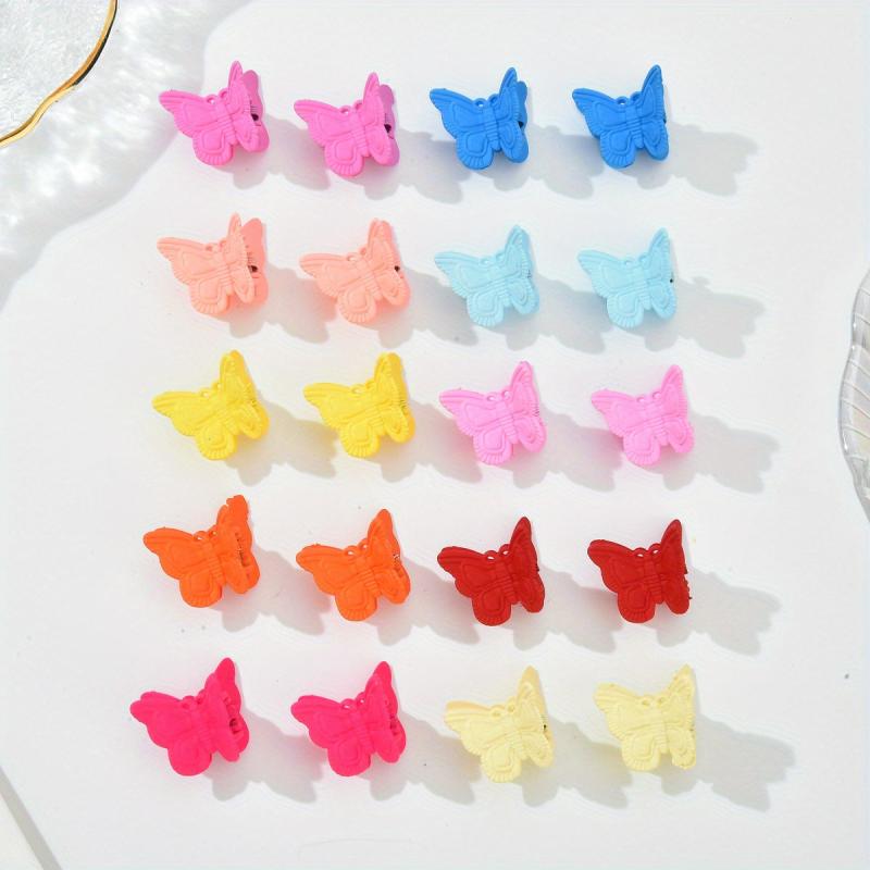 20pcs Butterfly Mini Hair Claw Hair Clip Hair Accessories For Women Girls