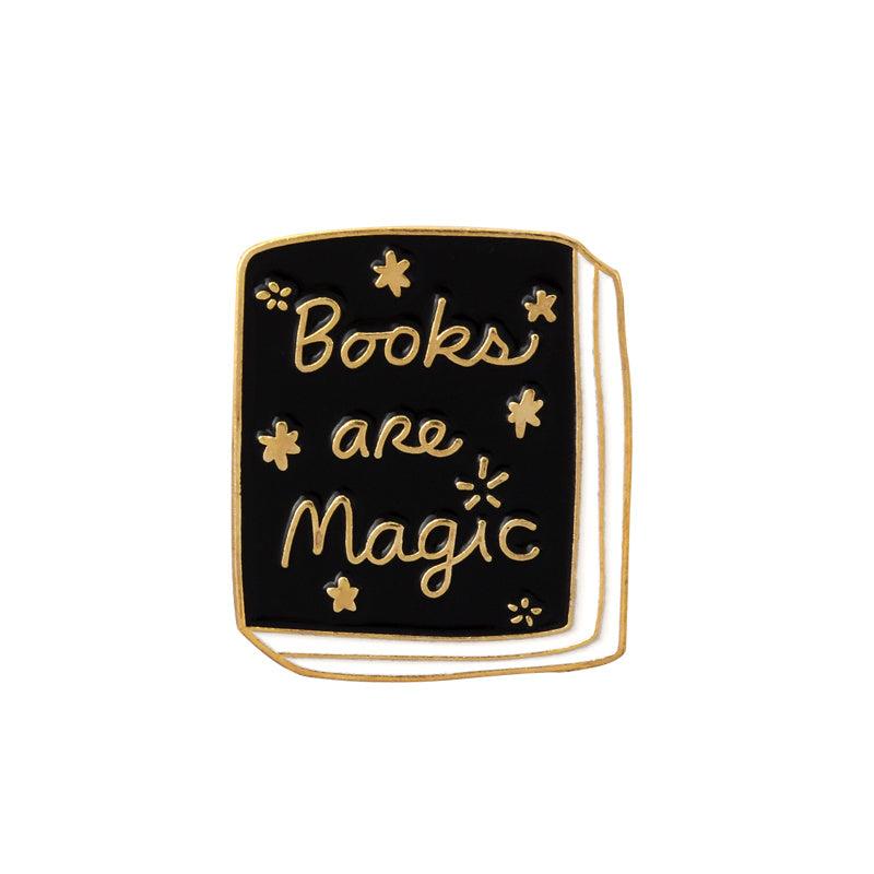 Books are Magic Lapel Pins Brooches