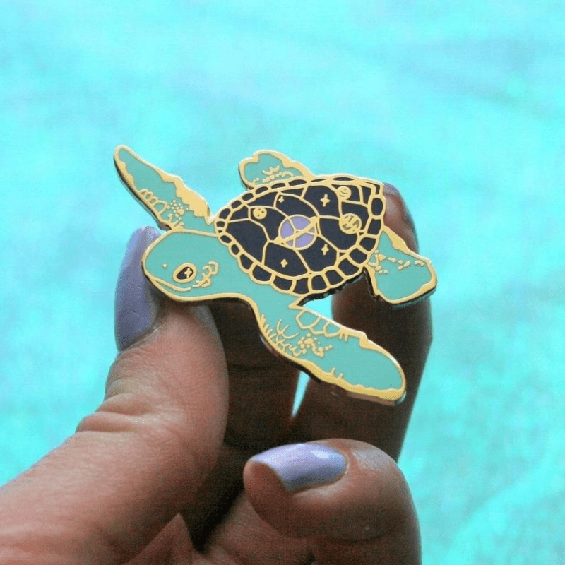 Personality Small Turtle Brooch