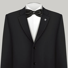 Men's Monogram Brooch Shirt Collar Pin