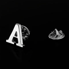 Men's Monogram Brooch Shirt Collar Pin