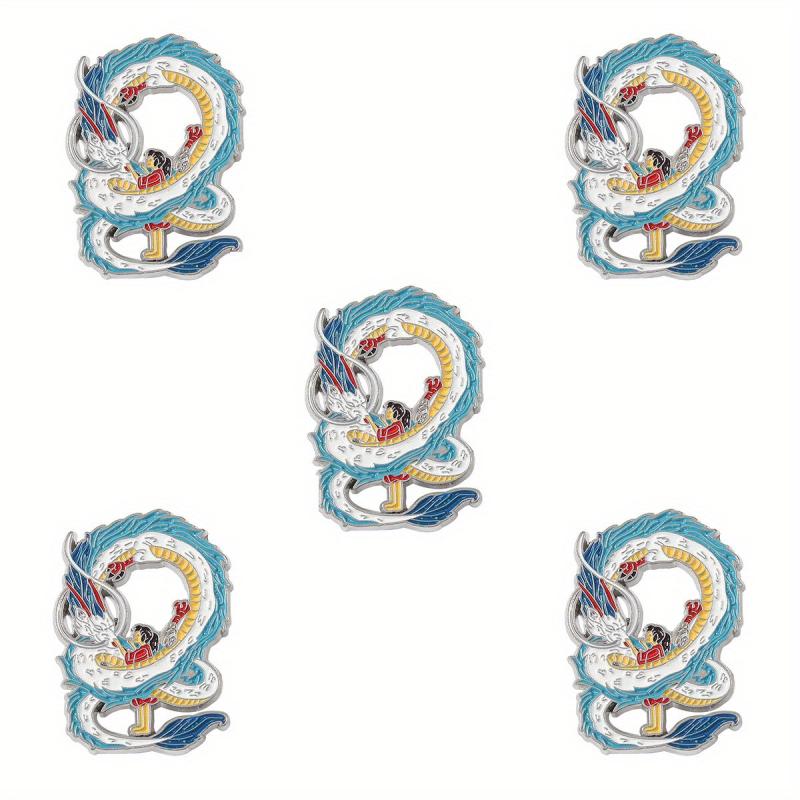 1pc Cartoon Brooch Pin Anime Dragon Pattern Brooch Pin Creative Accessories