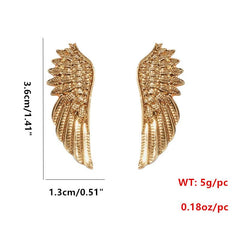 2pcs Wing Brooche Set Retro Style Wedding Shirt Collar Pin Accessory Gift
