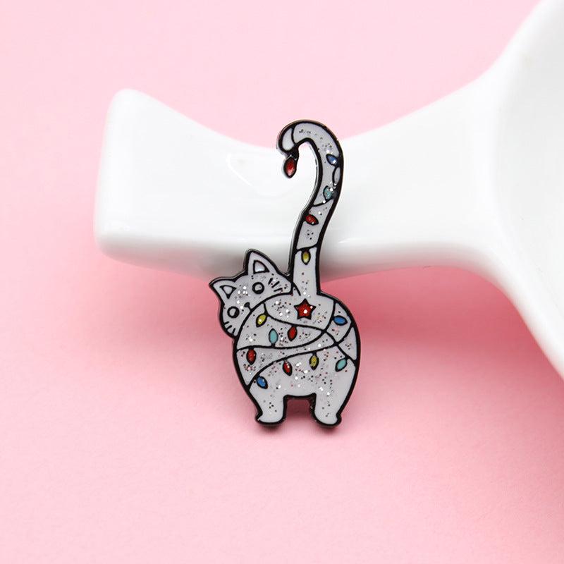 Long Tail Sexy Cat Brooch