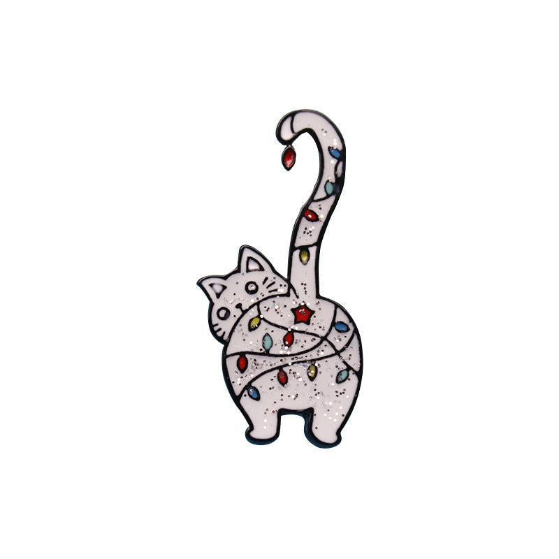 Long Tail Sexy Cat Brooch