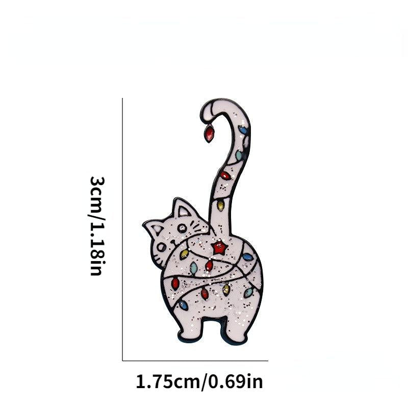 Long Tail Sexy Cat Brooch
