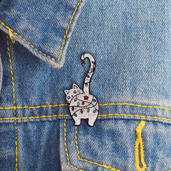 Long Tail Sexy Cat Brooch