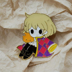 Cartoon Girl Pattern Enamel Backpack Pin