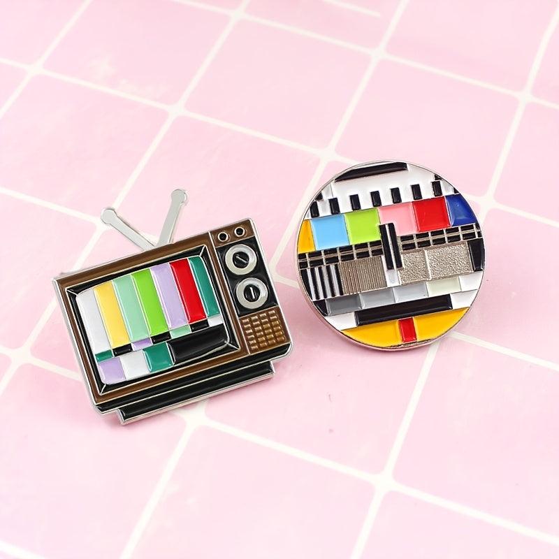 Cartoon Retro Tv Brooch