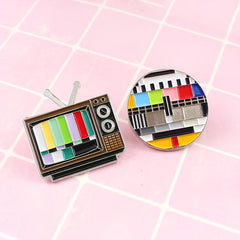 Cartoon Retro Tv Brooch