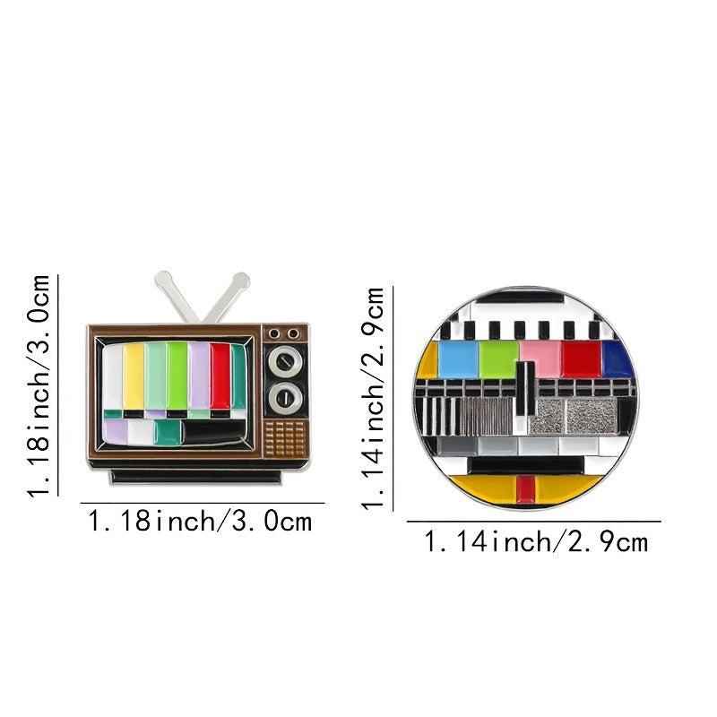 Cartoon Retro Tv Brooch