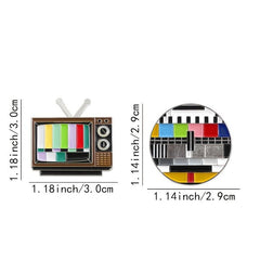 Cartoon Retro Tv Brooch