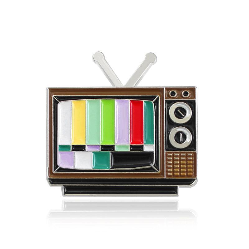 Cartoon Retro Tv Brooch