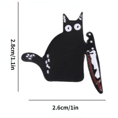 Funny Cat Metal Clothes Brooch - Animals Lover Jewelry