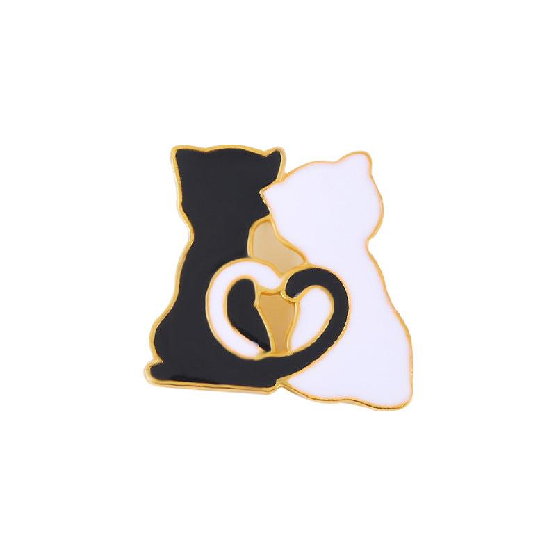 Funny Cat Metal Clothes Brooch - Animals Lover Jewelry