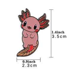 Axolotll Enamel Pin Badges Brooches For Men Lapel Pins For Backpacks