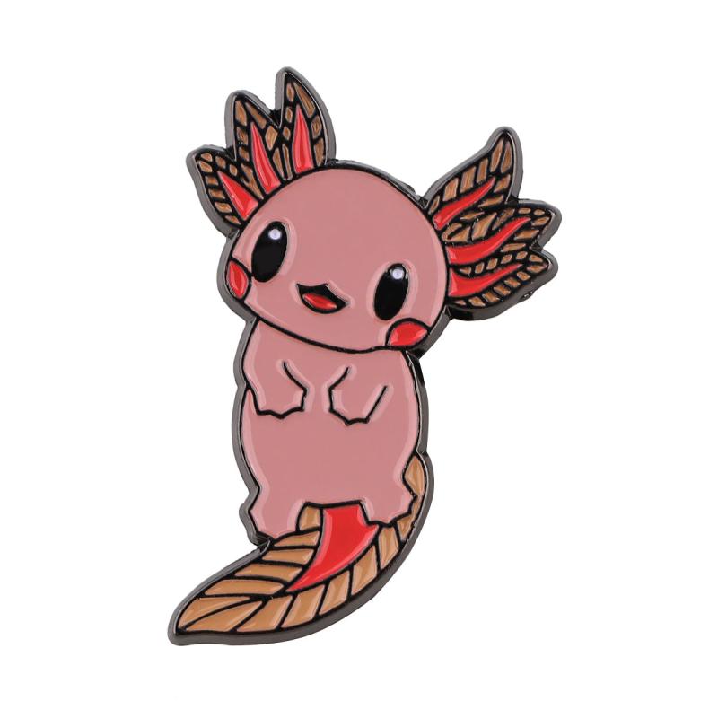 Axolotll Enamel Pin Badges Brooches For Men Lapel Pins For Backpacks