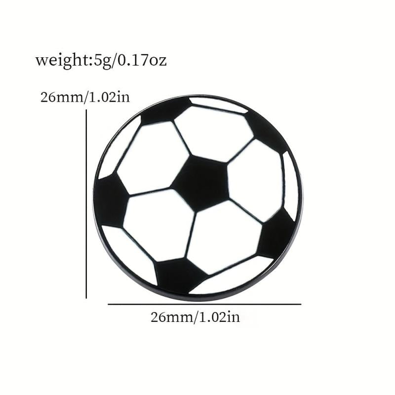 Creative Soccer Player Brooch For Men