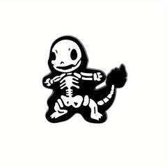 Cartoon Skeleton Animal Breast Pin For Men