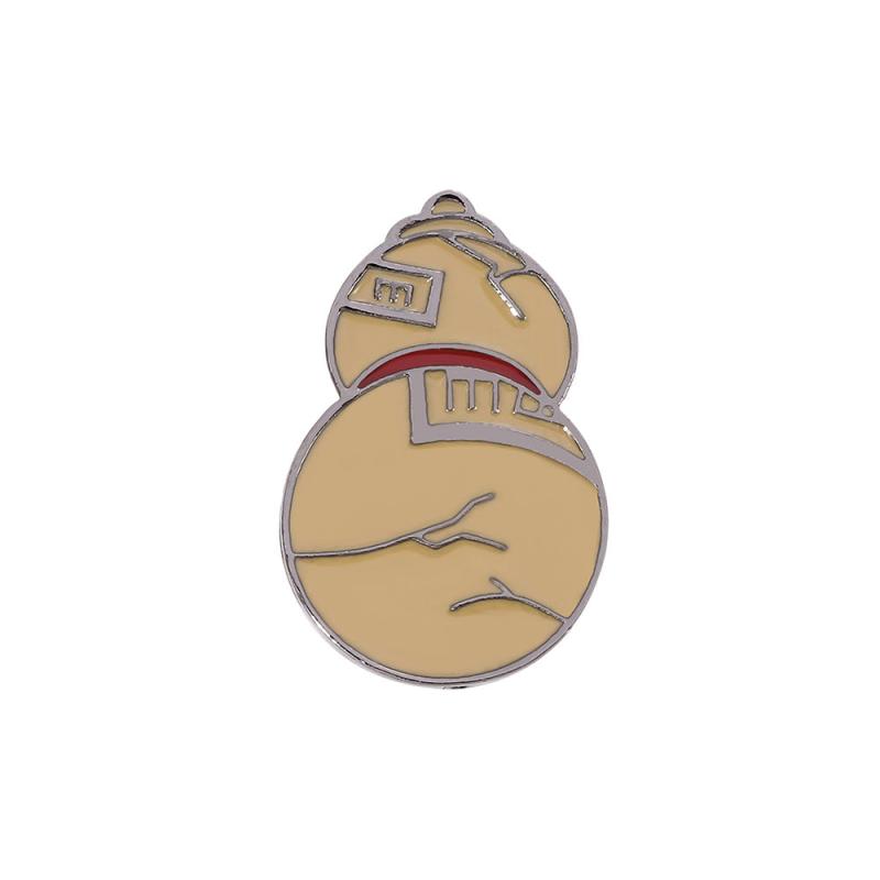 Cartoon Geometric Pattern Brooch for Clothes