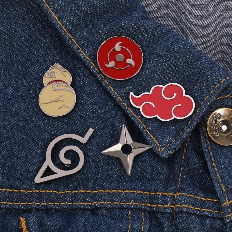 Cartoon Geometric Pattern Brooch for Clothes