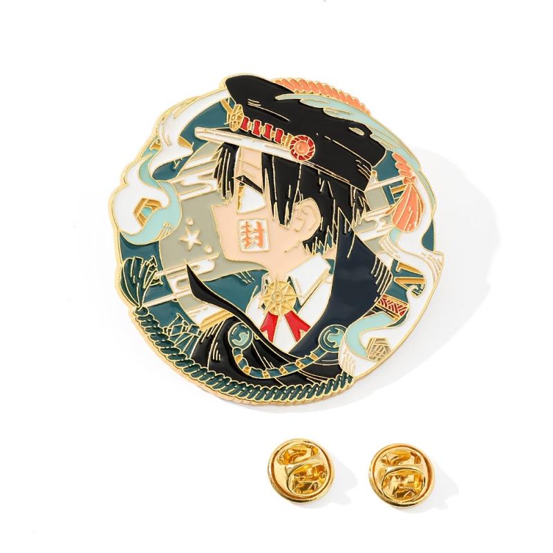 European American Cartoon Metal Brooch Backpack Clothes Accessories Gift