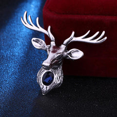 Animal Shaped Elk Brooch Pin for Men Suit Coat Lapel Pins