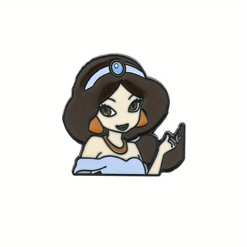 Cartoon Little Girl Brooch For Men