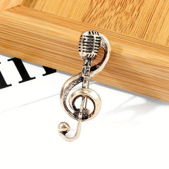 Music Note Brooch For Him