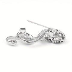 Microphone Music Brooch Pin